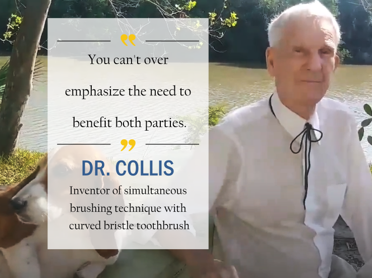 Dr.Collis the inventor of the simultaneous brushing technique